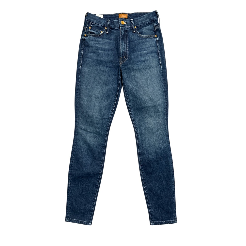 MOTHER High Waisted Looker Jeans Until Next Time Blue 1221-661 Size 26